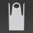 Disposable Bib Aprons White (100 Pack)