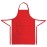 Chef Works Bib Apron Red