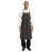 Chef Works Premium Butchers Stripe Bib Apron Black/White