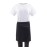 Chef Works Half Bistro Apron Black