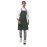 Chef Works Butchers Bib Apron Hunter Green