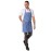 Chef Works Urban Medford Short Bib Apron French Blue
