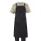Southside Cotton Canvas Bib Apron Black