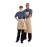 Chef Works Urban Austin Denim Bib Apron Natural