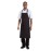Chef Works Urban Rockford Wide Bib Apron Steel Grey