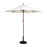 Bolero Round Parasol 2.5m Diameter Cream