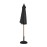 Bolero Round Parasol 2.5m Diameter Black