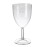 eGreen Polystyrene Wine Glasses 200ml UKCA CE Marked at 175ml (48 Pack)