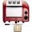 Dualit 2 + 1 Combi Vario 3 Slice Toaster Red 31214
