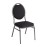 Bolero Oval Back Banquet Chairs Grey & Black (4 Pack)