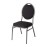 Bolero Oval Back Banquet Chairs Grey & Black (4 Pack)