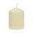 Bolsius Ivory Pillar Short Candles 3