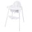 Bolero Highchair Bright White Single