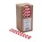 Beaumont 6mm Bore Paper Straw Red & White Striped (250 Pack)