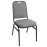 Bolero Square Back Banquet Chairs Black & Grey (4 Pack)