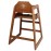 Bolero Wooden Highchair Dark Wood Finish