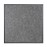 Bolero Black Brushed Mix Outdoor Tempered Glass Table Top Square Grey Trim 700mm