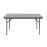 Bolero ABS Rectangular Folding Table Grey 5ft