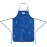Burnguard QuicKlean Bib Apron Blue