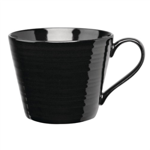 Art de Cuisine Rustics Black Snug Mugs 341ml (6 Pack)