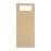 Europochette Brown Cutlery Pouch with White Napkin (500 Pack)