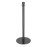 Bolero Flat Base Barrier Posts Black (2 Pack)