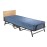 Jay-Be Contract Folding Bed with Water Resistant Mattress Single in Black Colour