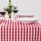 Mitre Comfort Gingham Tablecloth Red 1780 x 1780mm