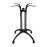 Bolero Cast Iron Decorative Brasserie Table Leg Base