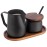 APS Acacia Wood And Stainless Steel Milk and Sugar Set