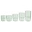 APS Linea Light Green Drinking Cups 300ml (48 Pack)