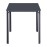Bolero Adeline Steel Square Table 700mm Slate Blue