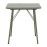 Bolero Amalfi Square Slatted Steel Folding Table Olive Green 700mm
