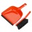 Jantex Dustpan & Brush Set - Red