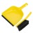 Jantex Dustpan & Brush Set - Yellow
