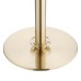 Bolero Flat Base Barrier Banner Posts Brushed Brass (2 Pack)