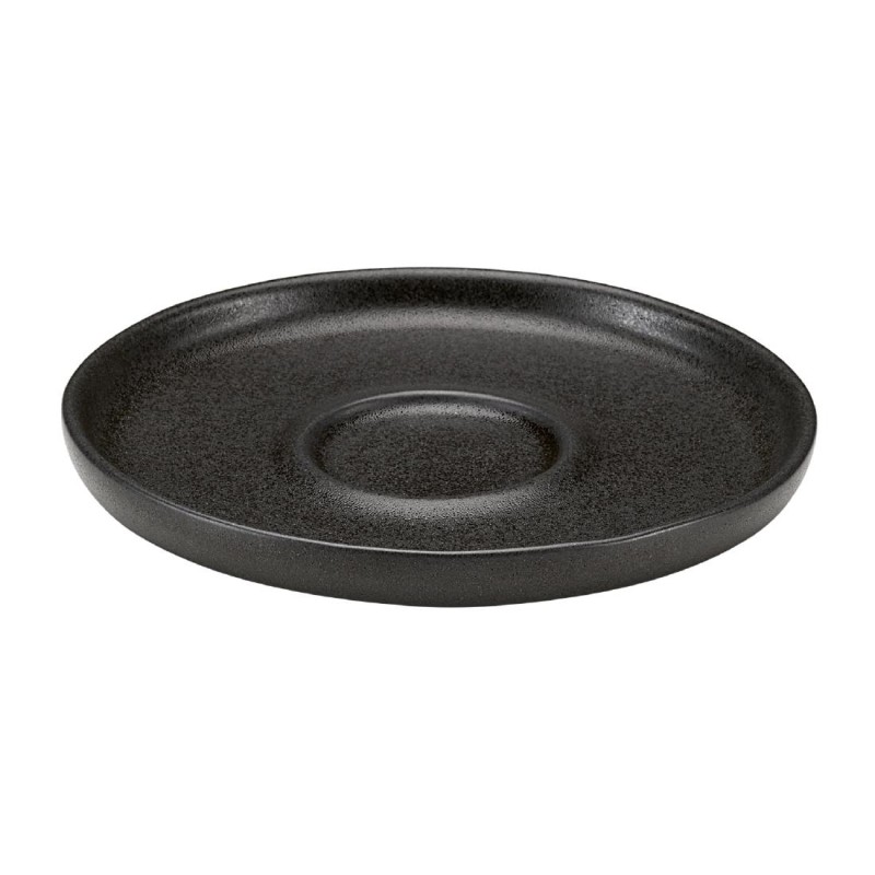 Bauscher Elements Black Saucers 120mm (6 Pack)
