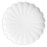 Olympia Bloom Scalloped Plates White 175mm (6 Pack)