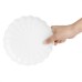 Olympia Bloom Scalloped Plates White 175mm (6 Pack)
