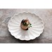 Olympia Bloom Scalloped Plates White 175mm (6 Pack)