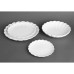 Olympia Bloom Scalloped Plates White 276mm (4 Pack)