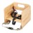 Bolero Booster Seat Natural Wood