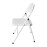 Bolero Folding Metal Chairs White (4 Pack)