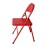 Bolero Folding Metal Chairs Red (4 Pack)