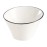Arcoroc Appetizer Ludico Bowls Black Line 95mm (24 Pack)