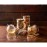 ARTBAR Condiment Jars and Wooden Lids 390ml (24 Pack)