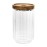 ARTBAR Condiment Jars and Wooden Lids 650ml (12 Pack)
